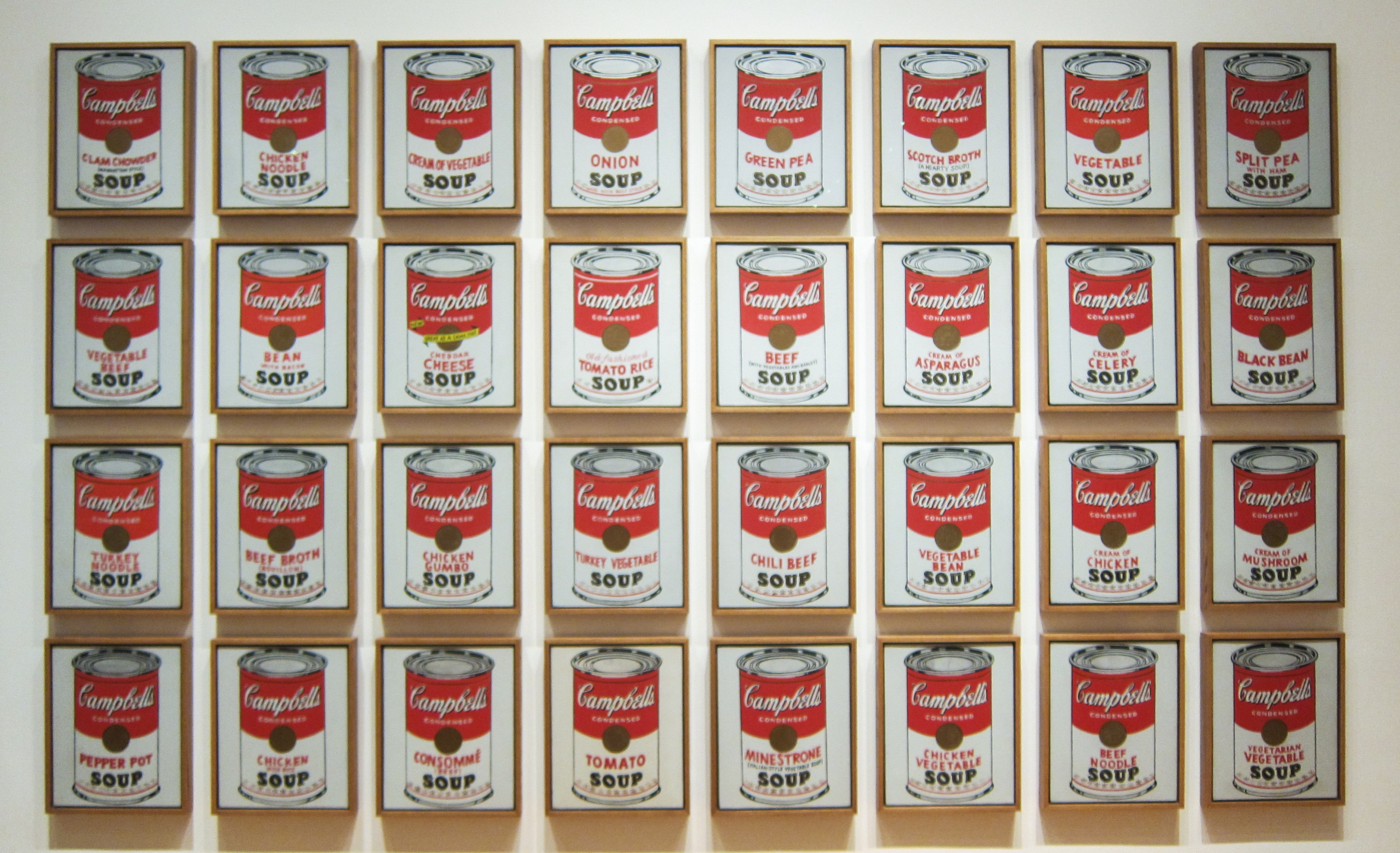 Andy Warhol, Campbell's Soup Cans, 1962